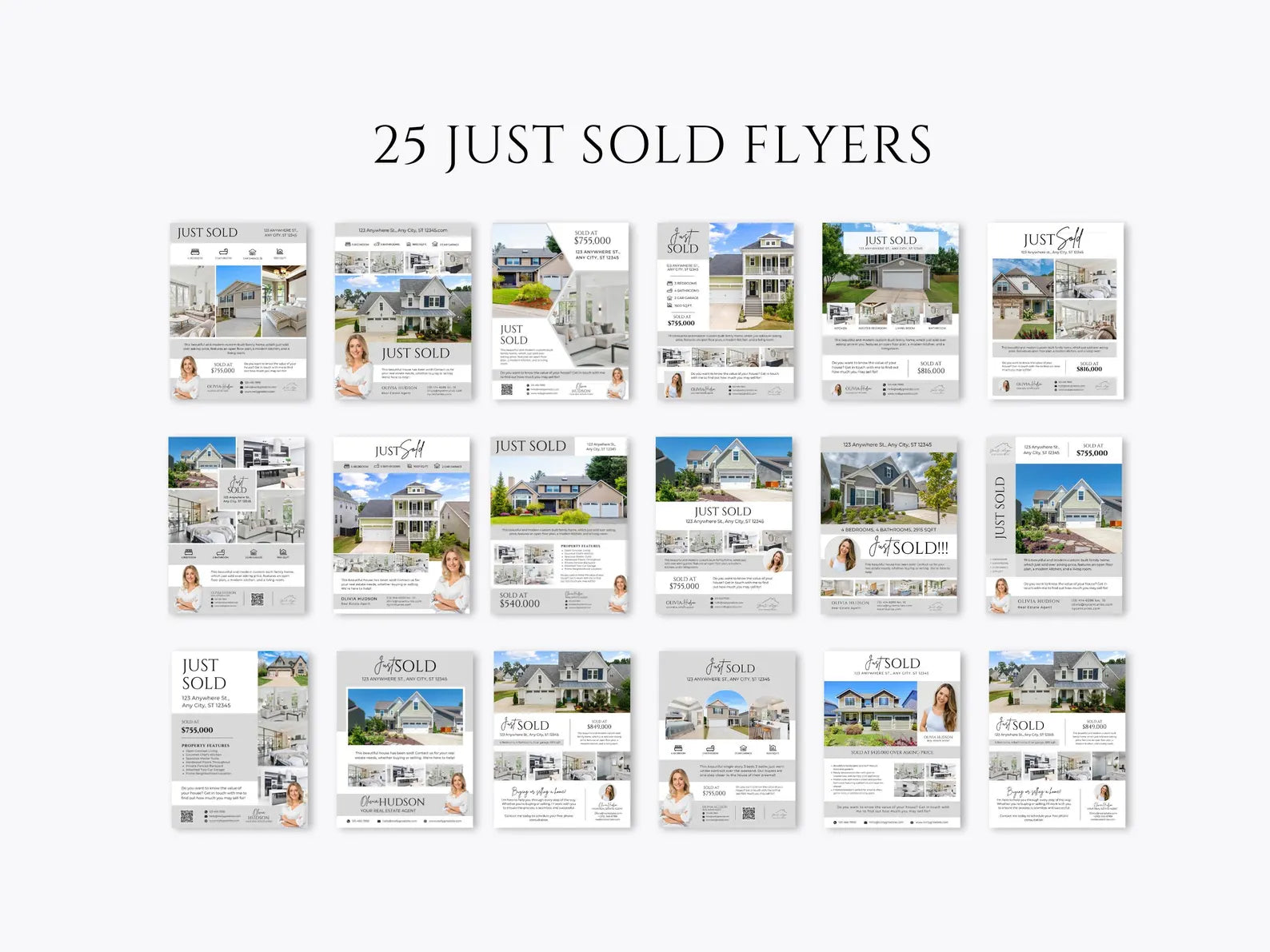 Realtor Flyer Bundle, Prospecting Letters, Open House Flyers, Client Forms