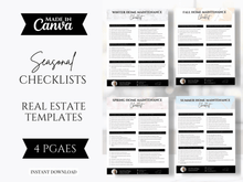 Realtor Seasonal Home Maintenance Checklists